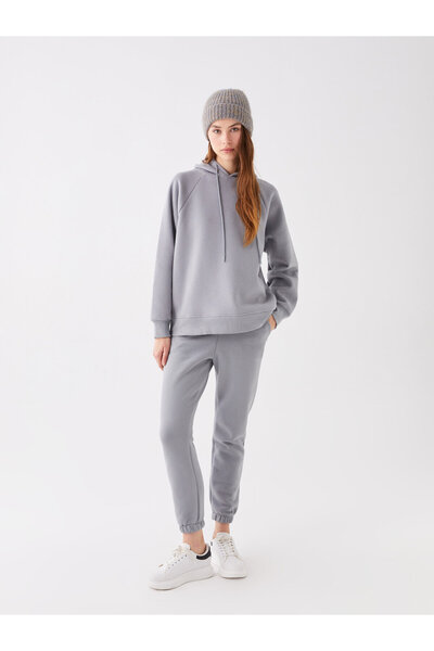 LC Waikiki Obyčejná oversize dámská mikina s dlouhým rukávem