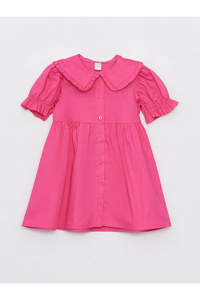 LC Waikiki Short Sleeve Baby Collar Baby Girl Dress