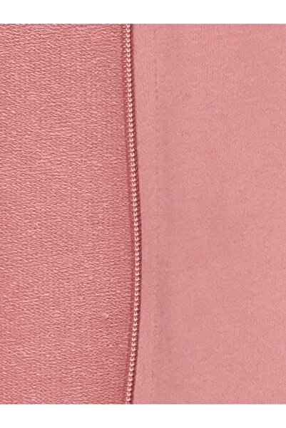 LC Waikiki Kapüşonlu Basic Uzun Kollu Kız Çocuk Fermuarlı Sweatshirt