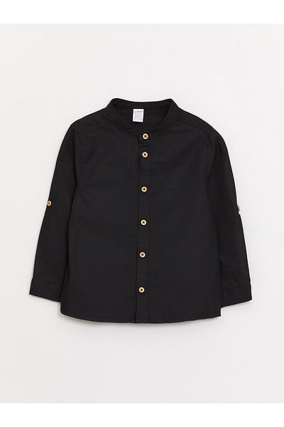 LC Waikiki Collar Long Sleeve Basic Baby Boy Shirt