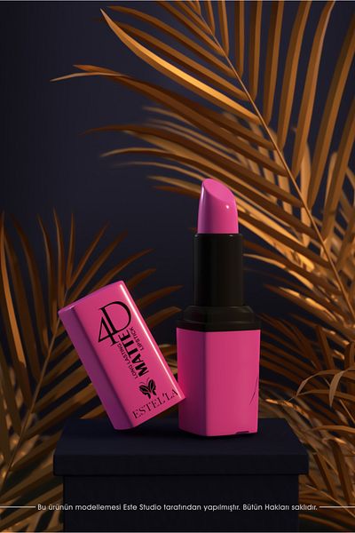 Estella All-Day Lasting Lipstick with Passionate Colors: Estella 4D Matte Will Be Your Favorite!