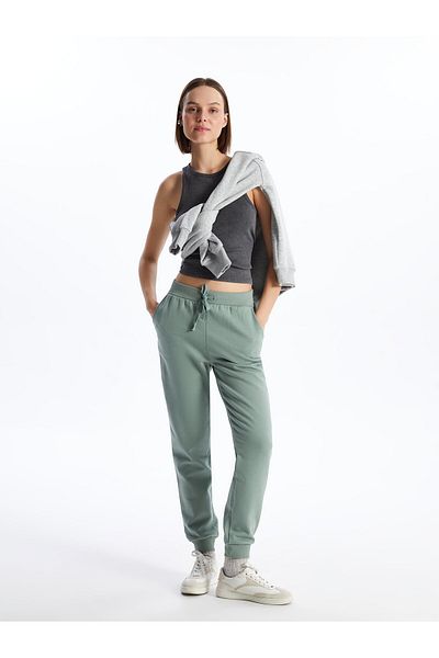 LC Waikiki Γυναικείο Jogger Sweatpants - Straight Cut με ελαστική μέση