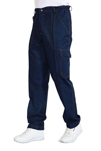 Şensel Yazlık Kot Iş Pantolonu, Lacivert, -82e545-