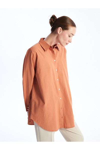 LC Waikiki Langärmliges, einfarbiges Damen-Tunika-Shirt
