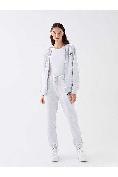 LC Waikiki Women's Jogger Sweatpants - Elastic Waist and Printed