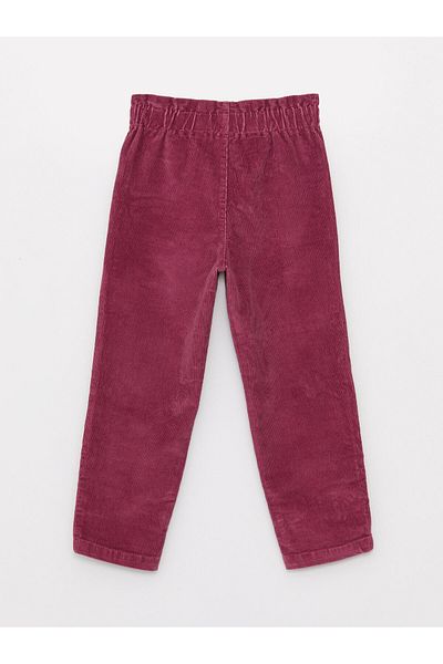 LC Waikiki Paperbag Girl's Velvet Pants