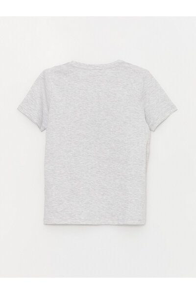 LC Waikiki Boy's Pajama Set with Shorts - Crew Neck, Short Sleeve