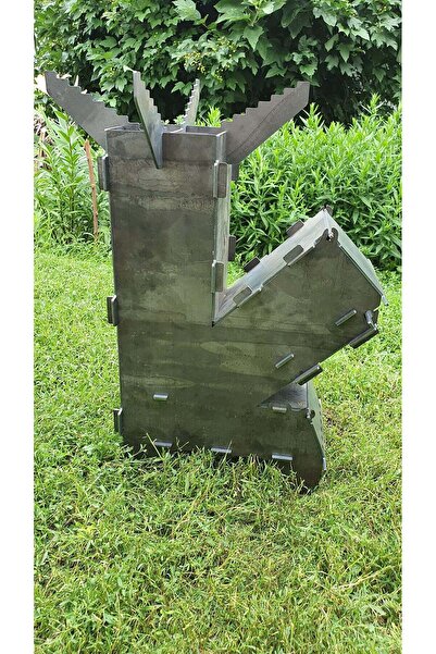 ARVALLI Kamp Roket Sobası Portatif Taşınabilir Kolay Kurulum