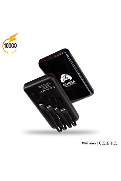 Kendinden Çoklu Kablolu Powerbank