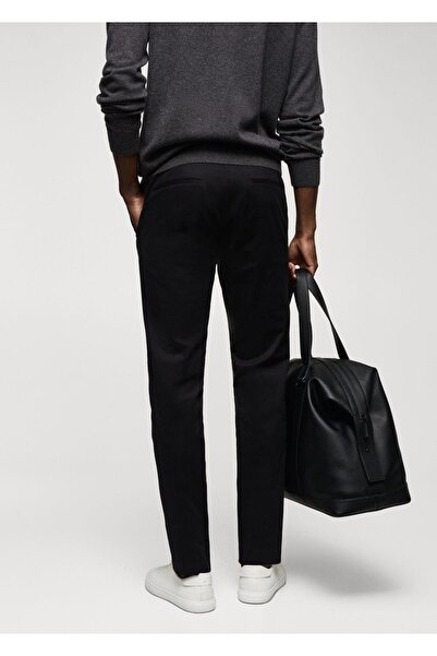 MANGO Man Slim-Fit Cotton Chino Trousers