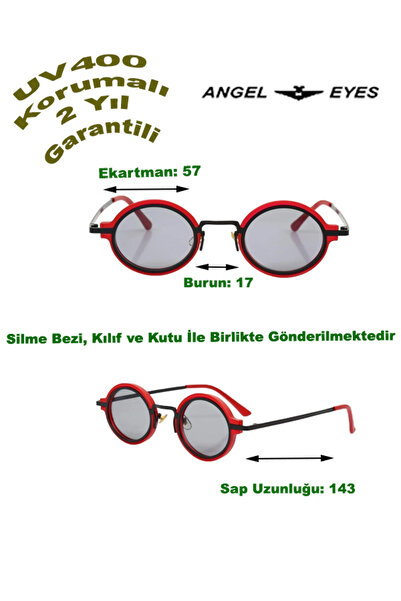 Angel Eyes Red to Black Frame Black Gradient Glass Oval Women's Sunglasses Ae9909c13