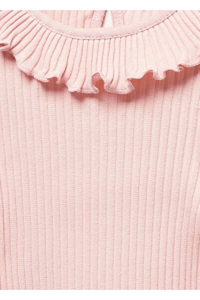 MANGO Baby Ruffle Cotton T-Shirt