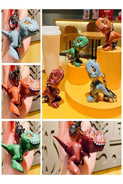 Hyd 1 Piece Dinosaur Keychain Opening and Closing Toy