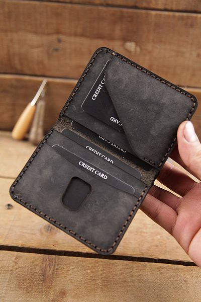 New Coast Leather 1900's Ανδρικό Πορτοφόλι - Γνήσιο Δέρμα, Χειροποίητο