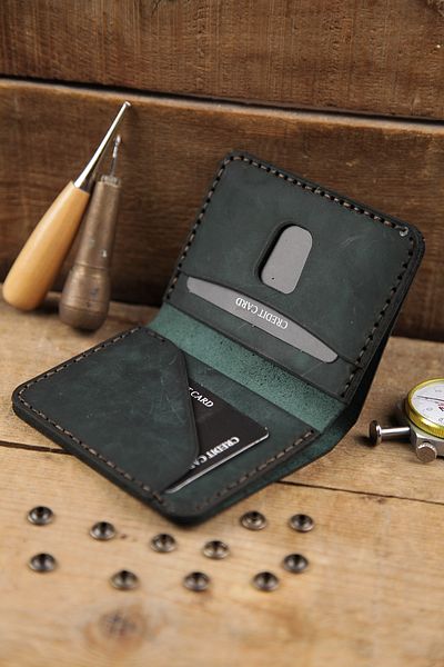New Coast Leather 1900's Ανδρικό Πορτοφόλι - Γνήσιο Δέρμα, Χειροποίητο