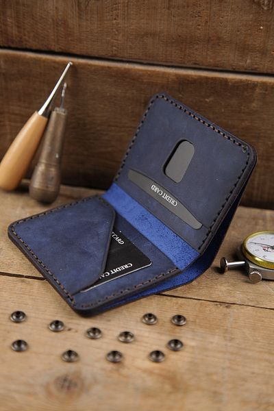 New Coast Leather 1900's Ανδρικό Πορτοφόλι - Γνήσιο Δέρμα, Χειροποίητο