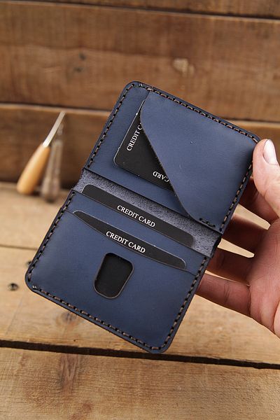 New Coast Leather 1900's Ανδρικό Πορτοφόλι - Γνήσιο Δέρμα, Χειροποίητο