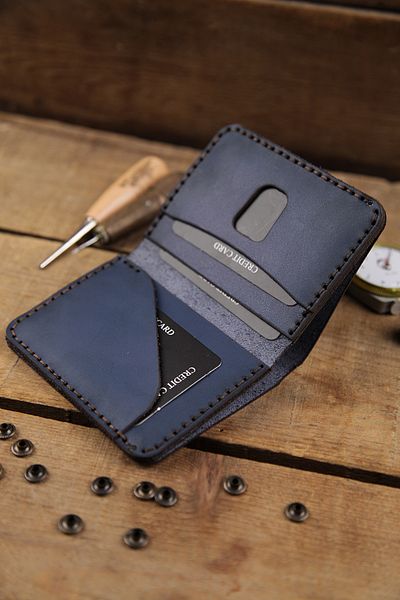 New Coast Leather 1900's Ανδρικό Πορτοφόλι - Γνήσιο Δέρμα, Χειροποίητο