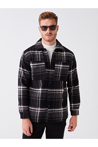 LC Waikiki Cămașă Lumberjack pentru bărbați cu model în carouri - Jachetă cu ...