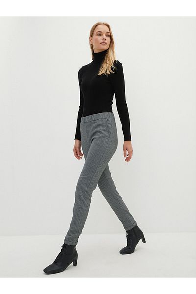 LC Waikiki Elastic Waist Patterned Women's Sweatpants with Pocket Detail