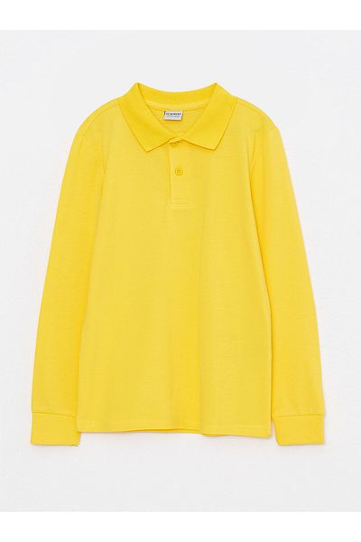 LC Waikiki Băiat - Tricou cu mânecă lungă cu gât polo