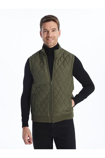 LC Waikiki Ανδρικό γιλέκο Stand Collar Standard Mold