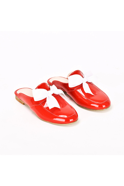 JustBow Kırmızı Kadın Terlik