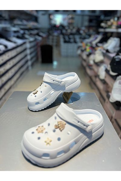 Akınal Bella High-Sole Stoned Women's Slippers