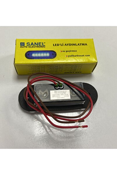 Saray BASAMAK AYDINLATMA 12V 6 LED BEYAZ