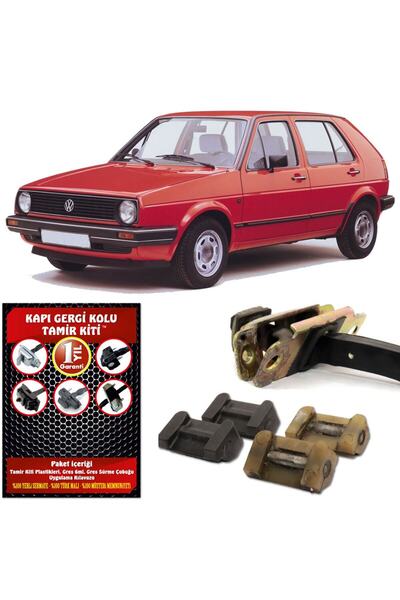 BARRER Volkswagen Golf Mk2 Kapı Gergi Kolu Limitör Tamir Kiti 2 Kapı Set 1983...