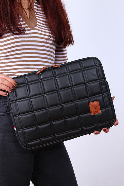 U.S. Polo Assn. U.S. POLO ASSN. 22501-22499-22500 Husa geanta tableta Protectie laptop macbook NEGRU