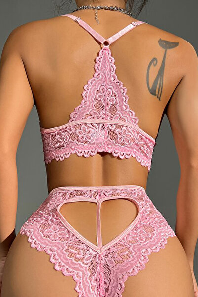 For Dreams Kadın Pudra İç Çamaşır Takımı-8455PWD