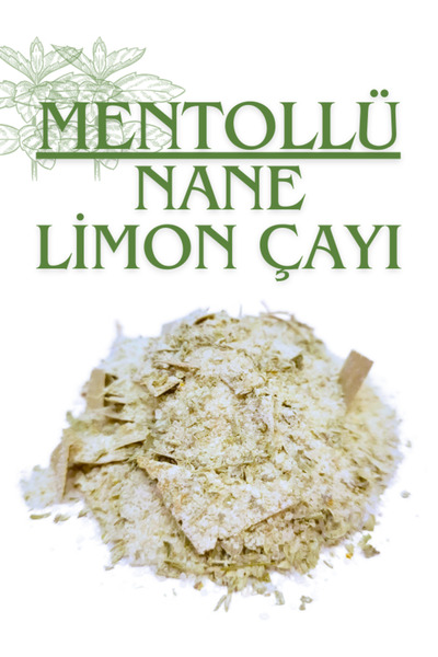 Aktarzane Mentollü nane limon çayı ferahlatıcı çay 100gr