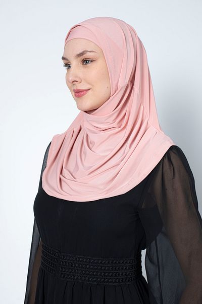ISTANBUL STYLES Hijab de damă din două piese Hijab practic pentru gât