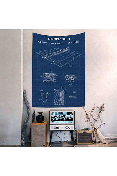 The Lucid Lab Planul terenului de tenis - Acoperirea peretelui terenului de tenis