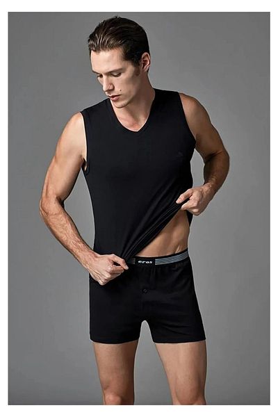 Eros Jersey 2-Piece V-Neck Men's Athlete ERS031