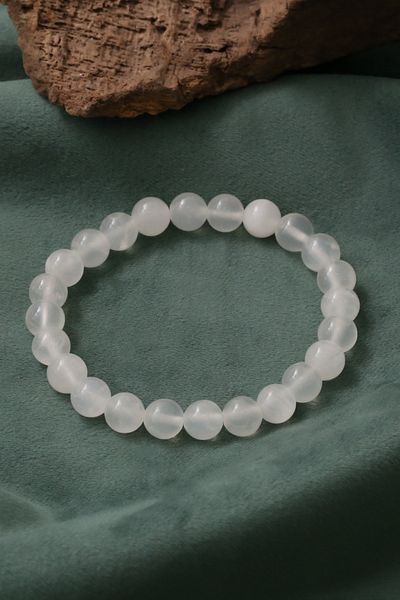 Dünya Doğal Taş Selenite Stone Bracelet