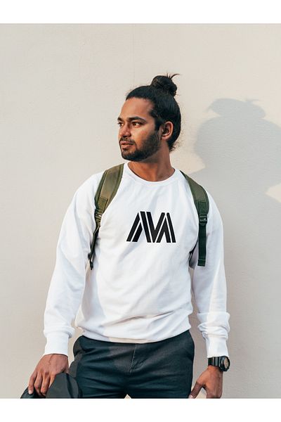 AEMİ Φούτερ με στάμπα Unisex Crew Neck Oversize