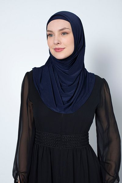 ISTANBUL STYLES Двуделен дамски хиджаб, практичен хиджаб за врата