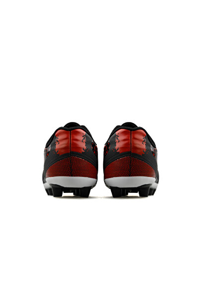 Jump 27603 Black Red Neon Green Erkek Çim Zemin Kramponu 27603-BLACK-RED-NEON-GREEN Siyah