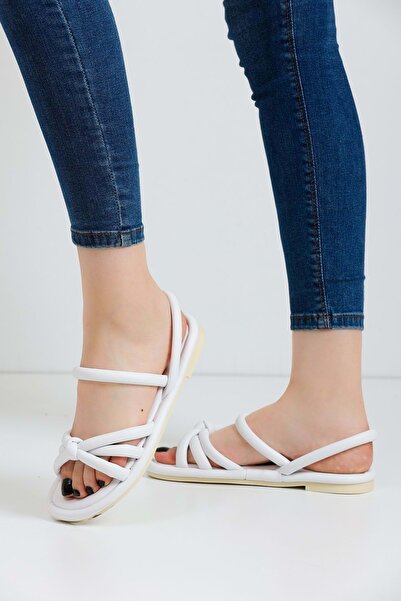 Devida Γυναικεία Σανδάλια Ευέλικτη Σόλα Λευκό