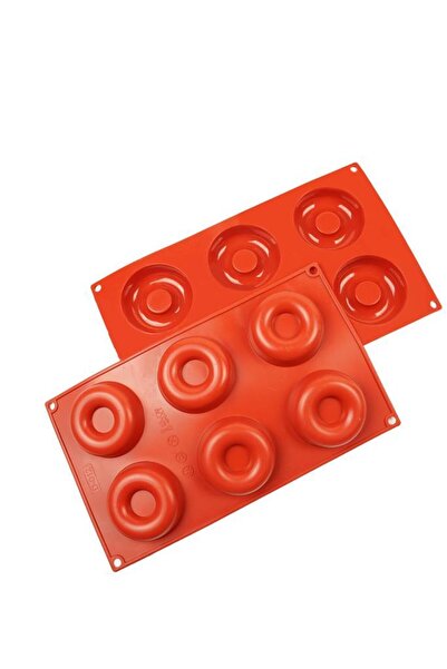 Globy Silicone Round Donut, Cake Mold Set of 6