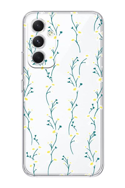 shoptocase حافظة هاتف شفافة بنمط ديزي كرمة متوافقة مع هاتف Galaxy A54 5g