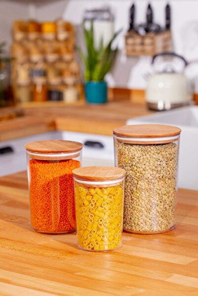 FH finehome Cony 3-Piece Storage Container Set 0.9 - 1.5 - 2.3 LT