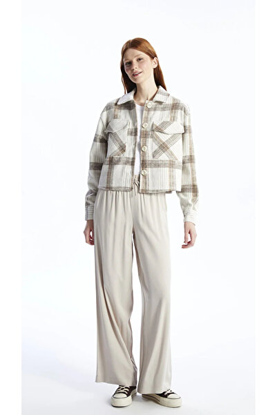 LC Waikiki Καρό μακρυμάνικο γυναικείο πουκάμισο ξυλοκόπο