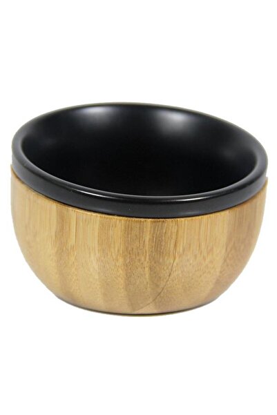 Globy وعاء بورسلين بامبو أسود 8.5 سم