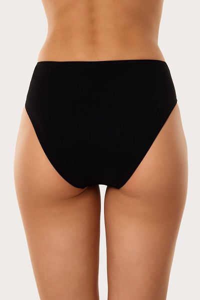 AYYILDIZ 63058 Schwarze Bikinihose mit hoher Taille