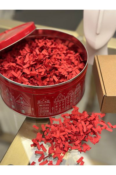 Amber Stüdyo Paper Filling Material 100 grams Red