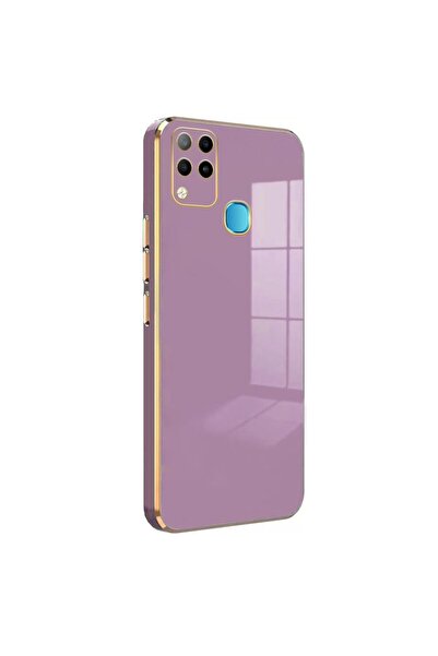 Microsonic Infinix Hot 10T Kılıf Olive Plated Lila