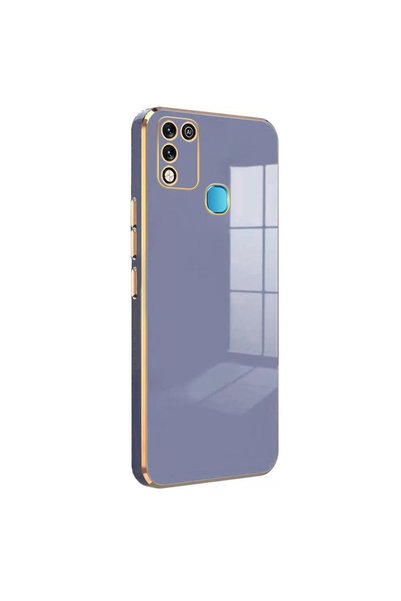 Microsonic Infinix Hot 10 Play Case Olive Plated Lavender Gray